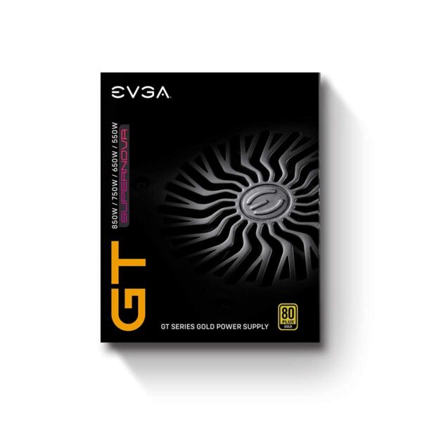 EVGA Supernova 850 GT, 80 Plus Gold 850W, Fully Modular, Auto Eco Mode with FDB Fan, 7 Year Warranty, Includes Power ON Self Tester, Compact 150mm Size, Power Supply 220-GT-0850-Y1 (Renewed) - Image 2