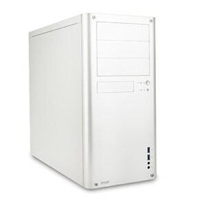 Abbey abee PC case Smart J01R Next-Generation Architecture Adopted Quiet ATX Tower Pure White Paint SME-J01R-PW