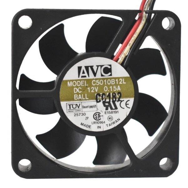 for AVC 5010 12V 0.15A CPU C5010B12L 5CM Cooling Fan