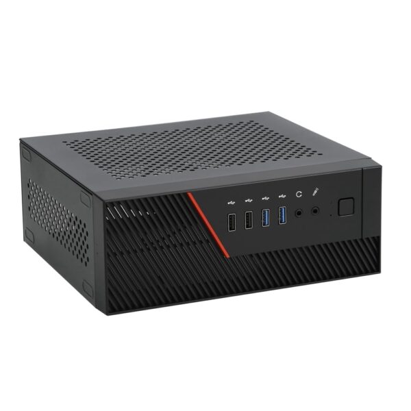 Geynutaly A09P Desktop Mini Itx Case Htpc Chassis Game Computer Can Stand or Lie Down for Small 1U Power Supply - Image 2