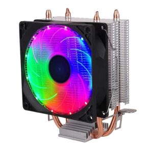 Efficient Cooling CPU Cooler Fan 3pin Quiet Silent Radiator CPU Cooler (Color : A) (C)