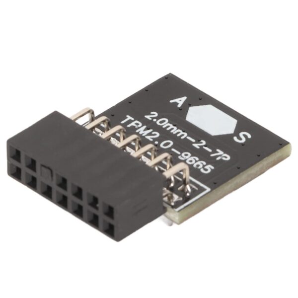 Focket TPM2.0 Encryption Security Module, TPM 2.0 Module 2x7P 14 Pin 2mm Space Stable Performance TPM 2.0 Module for Win System PC Higher Than DDR3 Memory Module Encryption - Image 7