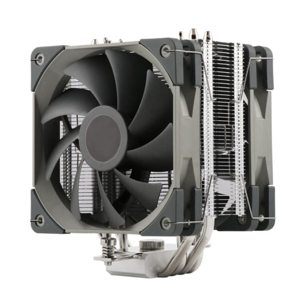 AS120plus CPU Cooler with 4 Heatpipes, 120mm PWM Dual Fan, in.tel AMD AM4 CPU Cooler, with Thermal Paste
