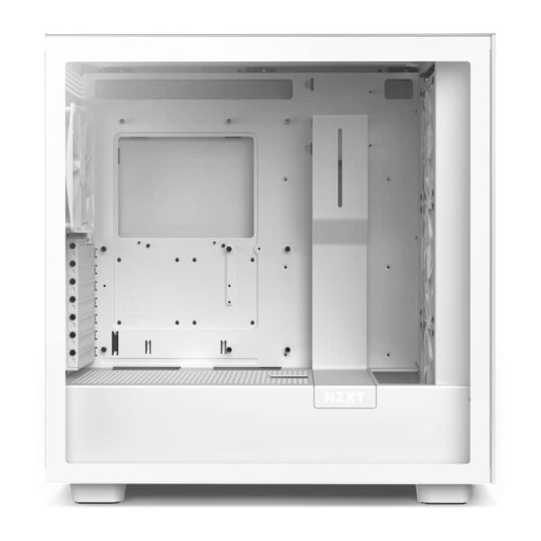 NZXT H7 Elite - CM-H71EW-01 - ATX Mid Tower PC Gaming Case - Front I/O USB Type-C Port - Quick-Release Tempered Glass Side Panel - Vertical GPU Mount - Integrated RGB Lighting - White - Image 6