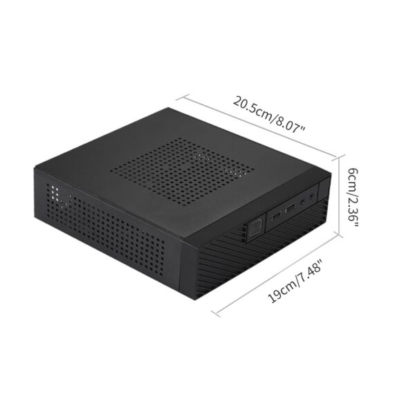 YS0911 M06 Desktop Case Mini-ITX PC Chassis Versatile and Efficient Industrial Control Case Hanging Bracket Foot Stand Computer Case - Image 4
