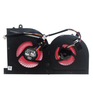 GPU Cooler Fan for MSI Stealth Pro GS62 GS63 GS63VR GS73 GS73VR 6RF-001US 6RF-005CA 7RF-212UK 7RE-004CN 7RG-026RU 7RG-039NL MS-16K2 MS-16K3 MS-16K4 MS-16K5 MS-17B1 MS-17B2 Series 5V 0.5A 4 Pin
