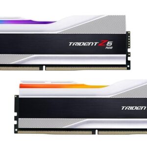 G.SKILL Trident Z5 RGB Series (Intel XMP 3.0) DDR5 RAM 32GB (2x16GB) 8000MT/s CL38-48-48-128 1.45V Desktop Computer Memory UDIMM - Matte Black (F5-8000J3848H16GX2-TZ5RS)