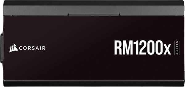 Corsair RM1200x Shift Fully Modular ATX Power Supply - Modular Side Interface - ATX 3.0 & PCIe 5.0 Compliant - Zero RPM Fan Mode - 105°C-Rated Capacitors - 80 Plus Gold Efficiency - Black (Renewed)
