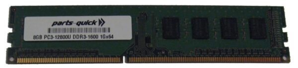 parts-quick 8GB DDR3 Memory for ASUS Z87 Motherboard Z87I-PRO PC3-12800 1600MHz Non-ECC Desktop DIMM Compatible RAM Upgrade