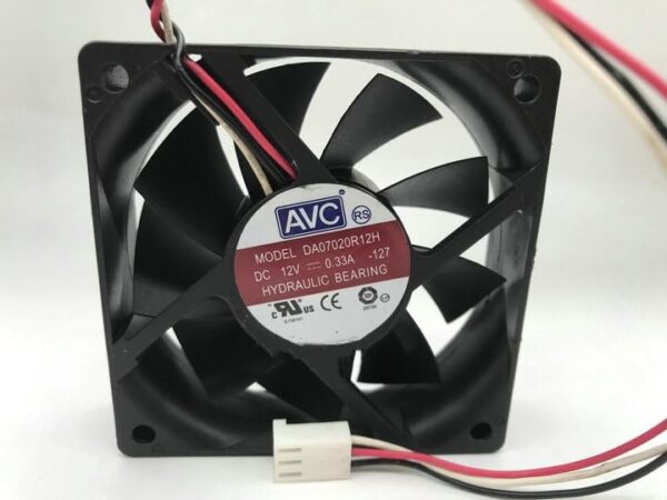 for AVC DA07020R12H 12V 0.33A 7020 7CM CPU Hydraulic Silent Cooling Fan