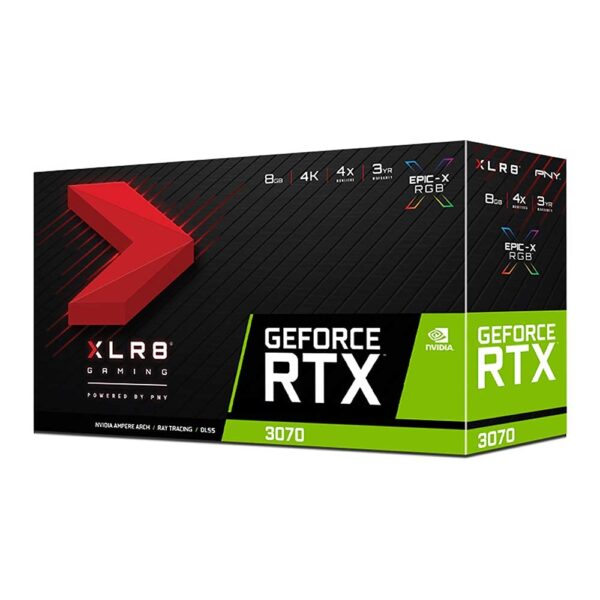 PNY GeForce RTX 3070 8GB XLR8 Gaming REVEL EPIC-X RGB Triple Fan Graphics Card (Renewed) - Image 8