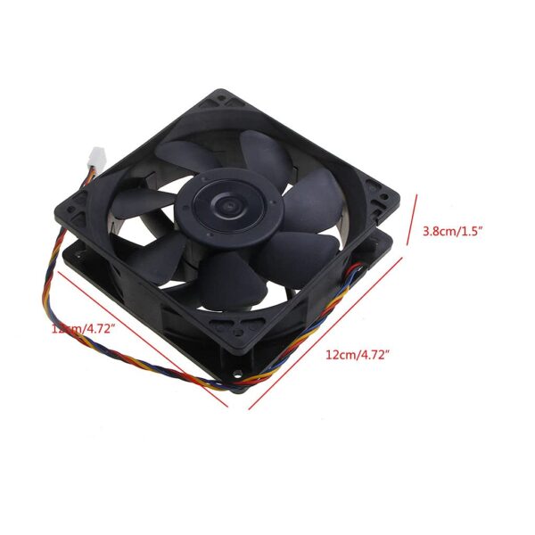 YS0911 for Brushless 12V Fan SG121238BS 1238 6000RPM Ball Bearing 120x120x38mm for Computer for Case Stable Stron CPU Cooling Fan 4 Pin - Image 3