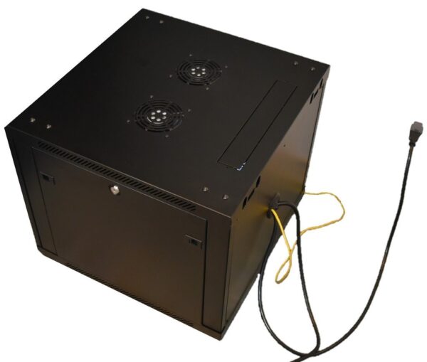 Era Farms 8-14 GPU Enclosed Mining Case 3 PSU Capacity, Steel, Black, Tower - Image 7