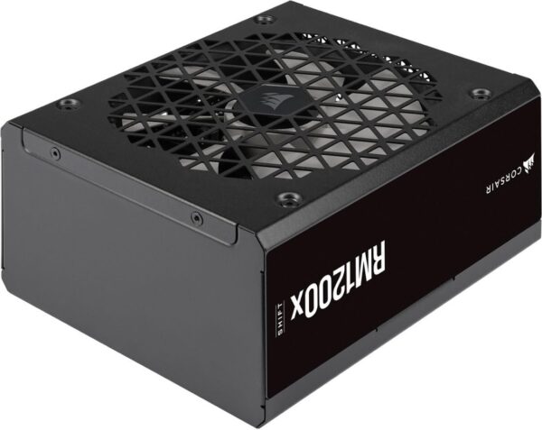 Corsair RM1200x Shift Fully Modular ATX Power Supply - Modular Side Interface - ATX 3.0 & PCIe 5.0 Compliant - Zero RPM Fan Mode - 105°C-Rated Capacitors - 80 Plus Gold Efficiency - Black (Renewed) - Image 3