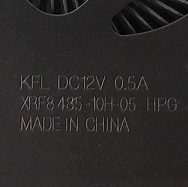 XRF8485-10H-05 GPU Cooling Fan Replacement for HP Omen 6 6Pro 15-EK 15-EN TPN-Q236 TPN-Q238 Series Laptop 12V 0.5A 4PIN (5V and 12V Models are not Interchangeable) - Image 4