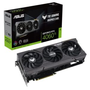ASUS TUF Gaming GeForce RTX™ 4060 Ti Gaming Graphics Card (PCIe 4.0, 8GB GDDR6, DLSS 3, HDMI 2.1a, DisplayPort 1.4a) (Renewed)