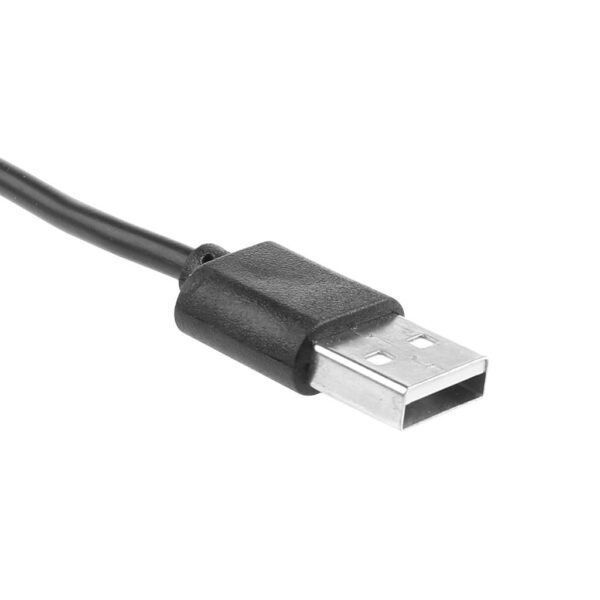 Saccgt 32cm/12.60in Fan Power Adapter Cable 1 to 1 Ways USB 2.0 A Male to 3 Pin Male 5V PWM Fan Connector, 22AWG Copper - Image 6