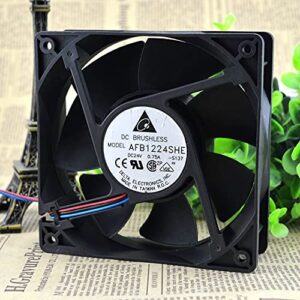 For Delta AFB1224SHE 12CM 120x120x38MM 12038 DC 24V 0.75A ball bearing axial server inverter cpu cooler fan