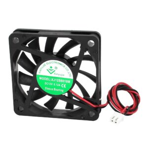 Qtqgoitem DC 12V Sleeve Bearing Laptop PC Case CPU Cooler Cooling Fan 60x10mm (Model: fa2 3f7 c8c db2 dcd)