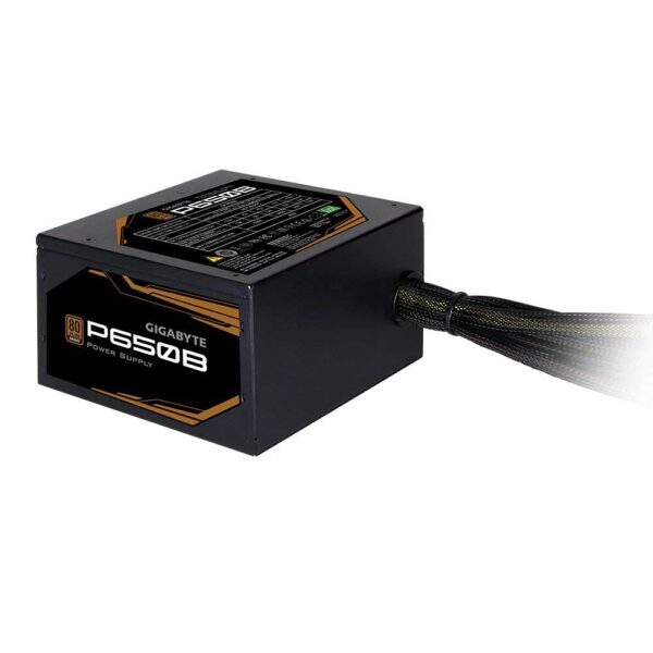 Gigabyte P650B 80 Plus Bronze 650W, Quiet HYB Fan, Active Power Protection, Power Supply GP-P650B (Renewed) - Image 4