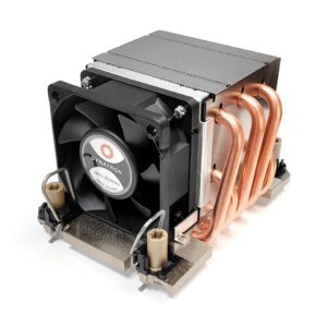 Dynatron N11 - Processor Cooler - (for: LGA4189-4, LGA4189-5) - Aluminum fins - 60 mm - 2U