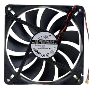 for ADN512UB-A90 12V 0.44A 13525 13.5CM 2-Wire Double Ball Cooling Fan