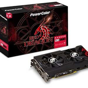 PowerColor Red Dragon Radeon RX 570 AXRX 570 4GBD5-3DHD/OC (Renewed)