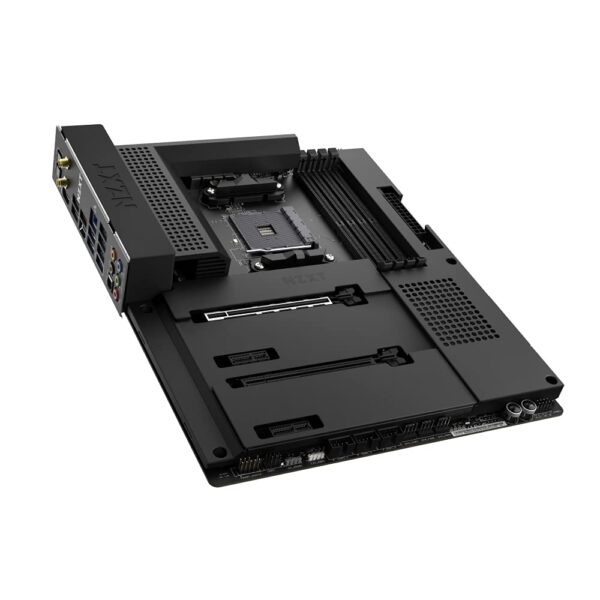 NZXT N7 B550 - N7-B55XT-B1 - AMD B550 chipset (Supports AMD Socket AM4 Ryzen CPUs) - ATX Gaming Motherboard - Integrated Rear I/O Shield - WiFi 6 connectivity - Black (Renewed) - Image 4