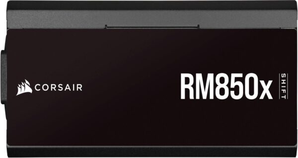 Corsair RM850x Shift Fully Modular ATX Power Supply - 80 Plus Gold - ATX 3.0 - PCIe 5.0 - Zero RPM - Modular Side Interface - Black (Renewed)