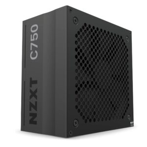 NZXT C750 PSU (2022) - PA-7G1BB-US - 750 Watt PSU - 80+ Gold Certified - Fully Modular - Sleeved Cables - ATX Gaming Power Supply (Renewed)