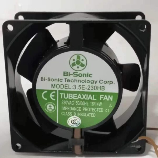 for 3.5E-230HB 230V 16/14W 9CM 9238 2-Wire Cooling Fan