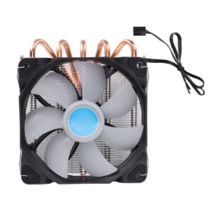 CPU Cooler, Intelligent Control Low Noise CPU Fan for Desktop Computers