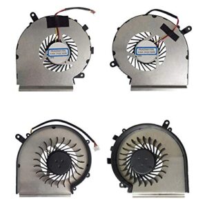 Todiys CPU + GPU Cooling Fan for MSI PE60 PE60 2QC 2QD 2QE 6QD 6QE 6QF 7RD 7RDX 7RE 7REX Series PE60 2QD-060US 2QE-047NL 2QE-205UK 6QD-094XRU 6QE-047TH 6QE-097CZ 7RD-085MY 7RD-435TR 7RD-484FR 7RD-1042