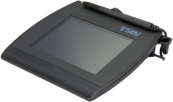 Topaz T-LBK57GC-BHSB-R Siggem 5.7” Color Dual Serial/HID USB BackLit Electronic Signature Pad with Software (Renewed) - Image 3