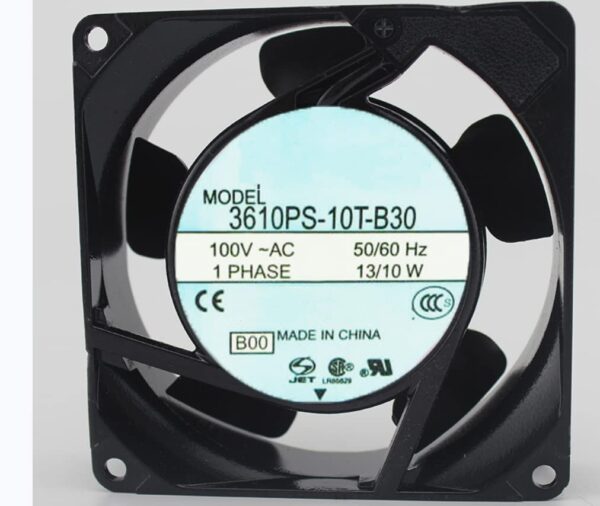 for 3610PS-10T-B30 100V 0.80/0.98A 13/10W 34/37DB 92X92X25MM Cooling Fan