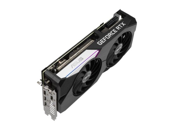 ASUS Dual NVIDIA GeForce RTX 3070 V2 OC Edition Gaming Graphics Card (PCIe 4.0, 8GB GDDR6, LHR, HDMI 2.1, DisplayPort 1.4a, Axial-tech Fan Design, Dual BIOS, Protective Backplate) with hub (Renewed) - Image 4