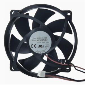 AFB09512H 90X90X25MM 12V 0.30A 2-Wire Round Chassis CPU Cooling Fan
