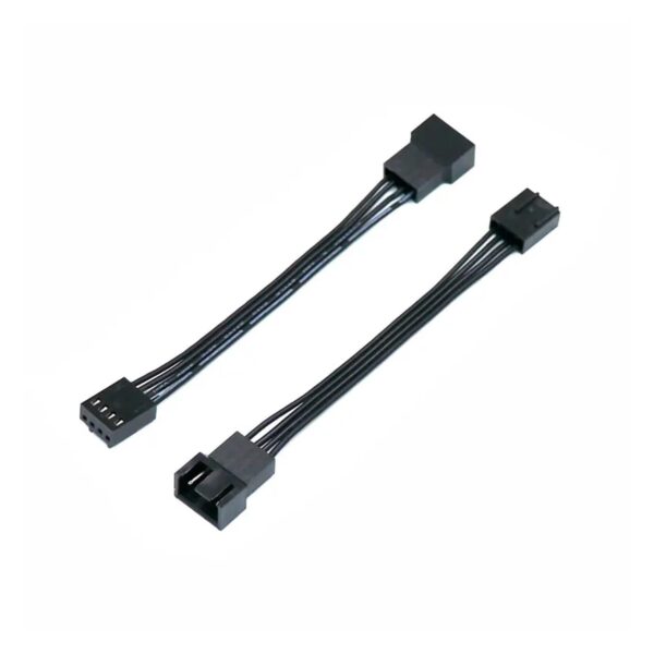Chunsu 4Pin CPU Fan Male to Female Extension Cable 4-Pin Male to Male 4Pin PWM Cooling Fan Adapter 10/30/50/100cm(10CM,M to F)
