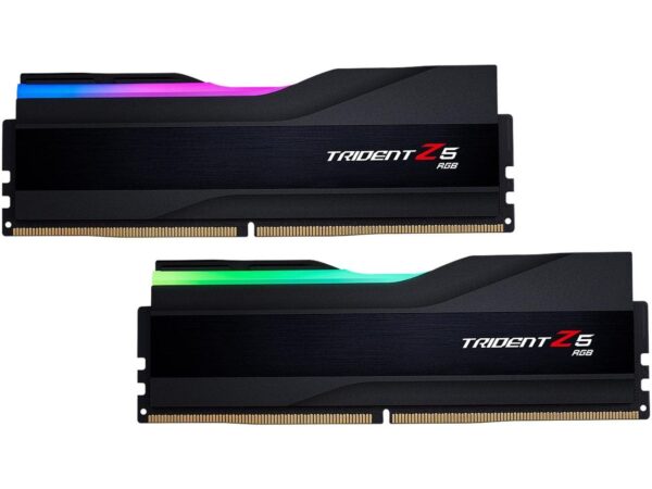 G.SKILL Trident Z5 RGB Series (Intel XMP 3.0) DDR5 RAM 48GB (2x24GB) 8000MT/s CL40-48-48-128 1.35V Desktop Computer Memory UDIMM - Matte Black (F5-8000J4048F24GX2-TZ5RK)