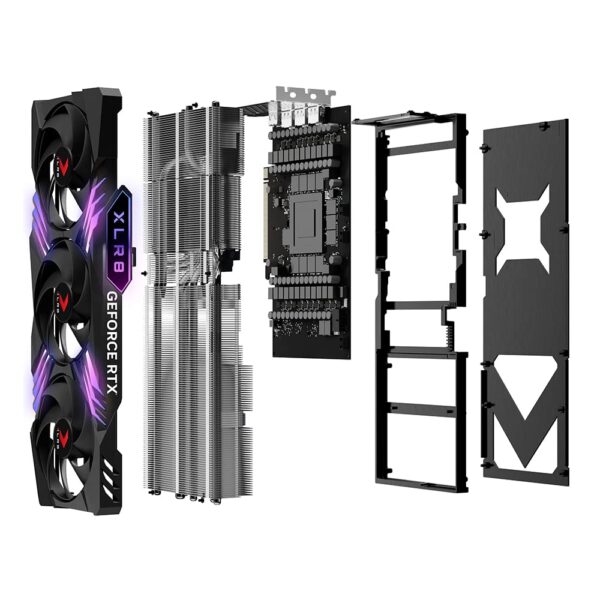 PNY GeForce RTX™ 4090 24GB XLR8 Gaming VERTO EPIC-X RGB™ Overclocked Triple Fan Graphics Card DLSS 3 (Renewed) - Image 9