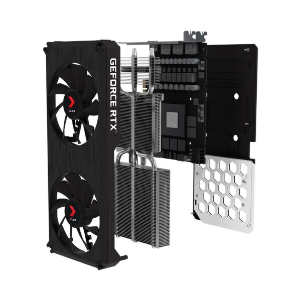 PNY GeForce RTX™ 3060 Ti 8GB XLR8 Gaming Revel Epic-X RGB™ Dual Fan Graphics Card LHR (Renewed) - Image 6