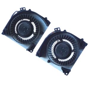 2PCS/ LOT DFS200005AA0T-FH37 DFS541105FC0T-FH38 CPU+GPU Cooling Fan Replacement for Gigabyte X7 V2 X7 V6 X7 V7 Laptop 5V 0.5A 4PIN