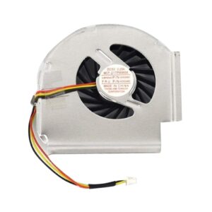 Xiaochen DIY Radiator Assembly New CPU Cooling Fan for T61 T61P 3-pin (Blade Color : Black)