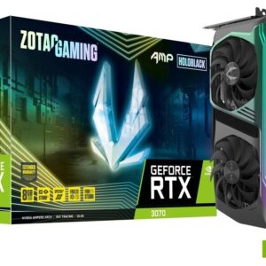 ZOTAC GAMING GeForce RTX 3070 AMP Holo 8GB GDDR6 256-bit 14 Gbps PCIE 4.0 Gaming Graphics Card (Renewed)
