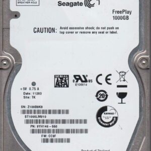 1TB Seagate FreePlay ST1000LM010 SATA 2.5 Notebook Hard Drive (Renewed)
