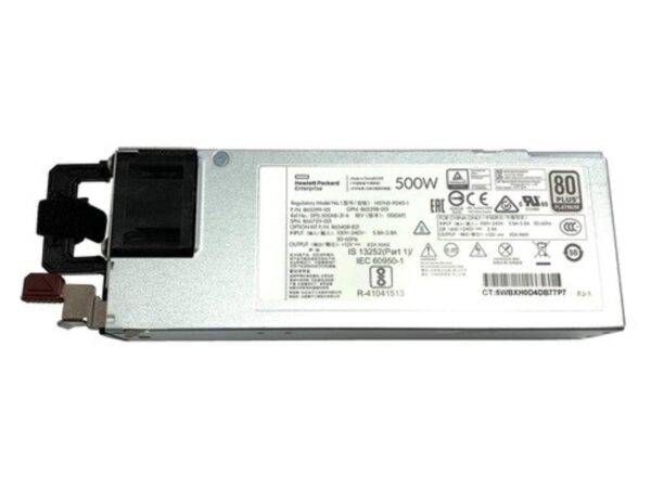 HPE 866729-001 500Watt 100V-240V AC Flex Slot Platinum Hot Plug Low Halogen Power Supply Kit (Renewed) - Image 5