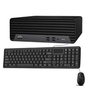 HP ProDesk 400 G7 Small Form Factor Desktop Computer, Intel Pentium G6500, 16GB RAM, 512GB SSD, WiFi, Bluetooth, Win 10 Pro (Renewed)