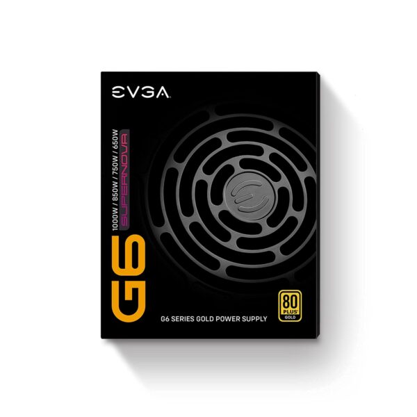 EVGA Supernova 650 G6, 80 Plus Gold 750W, Fully Modular, Eco Mode with FDB Fan, 10 Year Warranty, Includes Power ON Self Tester, Compact 140mm Size, Power Supply 220-G6-0750-X1 (Renewed) - Image 2