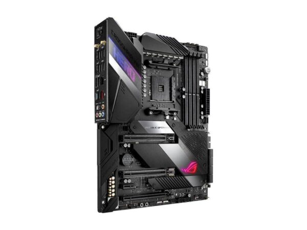 Asus ROG X570 Crosshair VIII Hero (Wi-Fi) ATX Motherboard with PCIe 4.0, on-Board WiFi 6 (802.11Ax), 2.5 Gbps LAN, USB 3.2, SATA, M.2, Node and Aura Sync RGB Lighting (Renewed) - Image 3