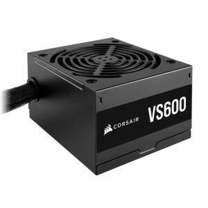 Corsair VS Series VS600 Certified Non-Modular ATX Power Supply, 80+ White (Renewed)